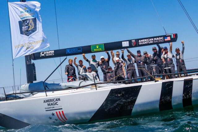 American Magic Quantum Racing win Rolex TP52 World Championship CASCAIS 2025 after breezy week in Cascais