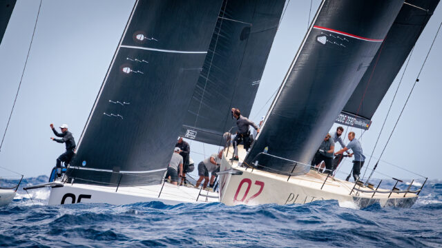 Puerto Calero Lanzarote 52 SUPER SERIES Royal Cup, Platoon e Paprec jackpot di giornata, Sled si blocca in corsa.